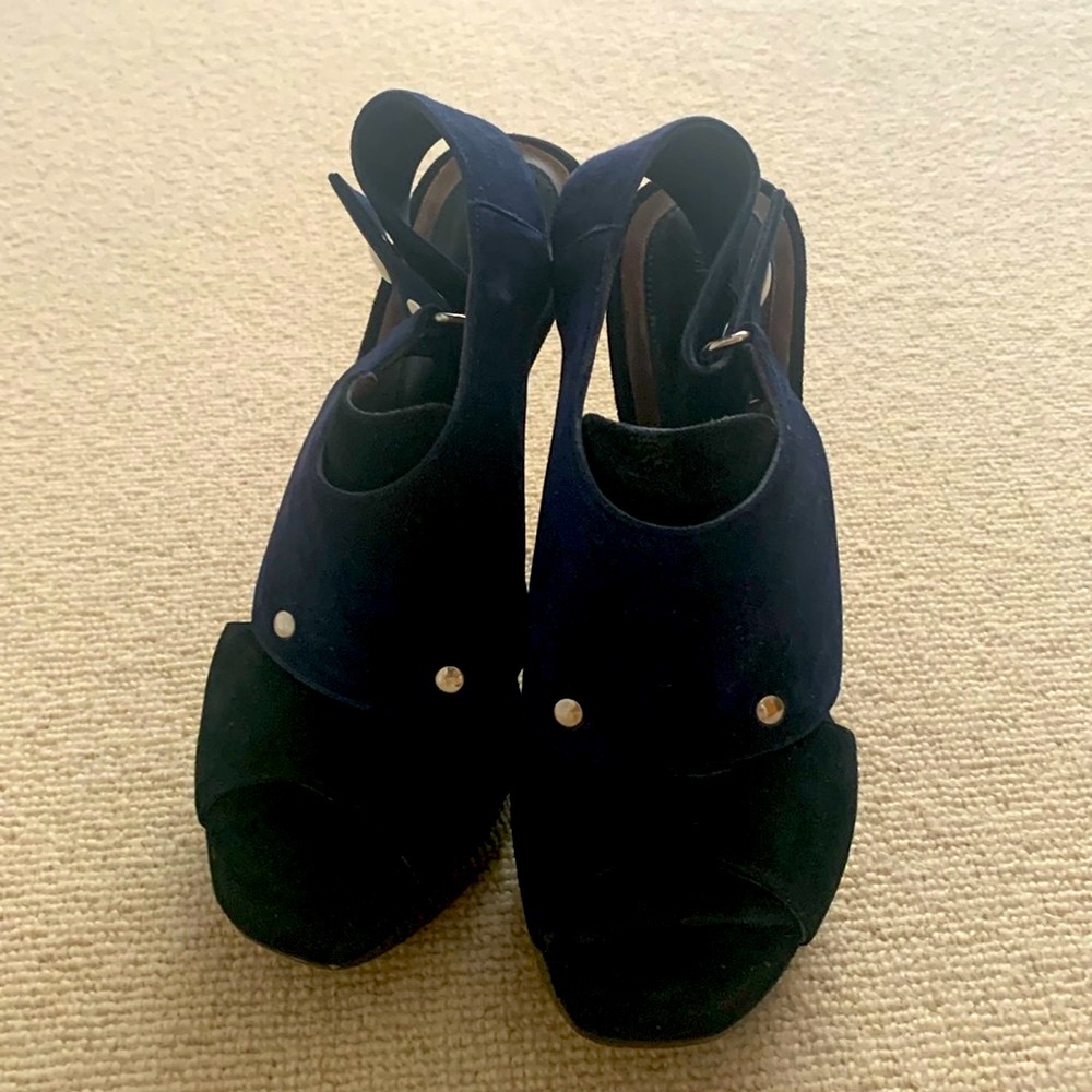 Marni suede 5” heel.1” platform
